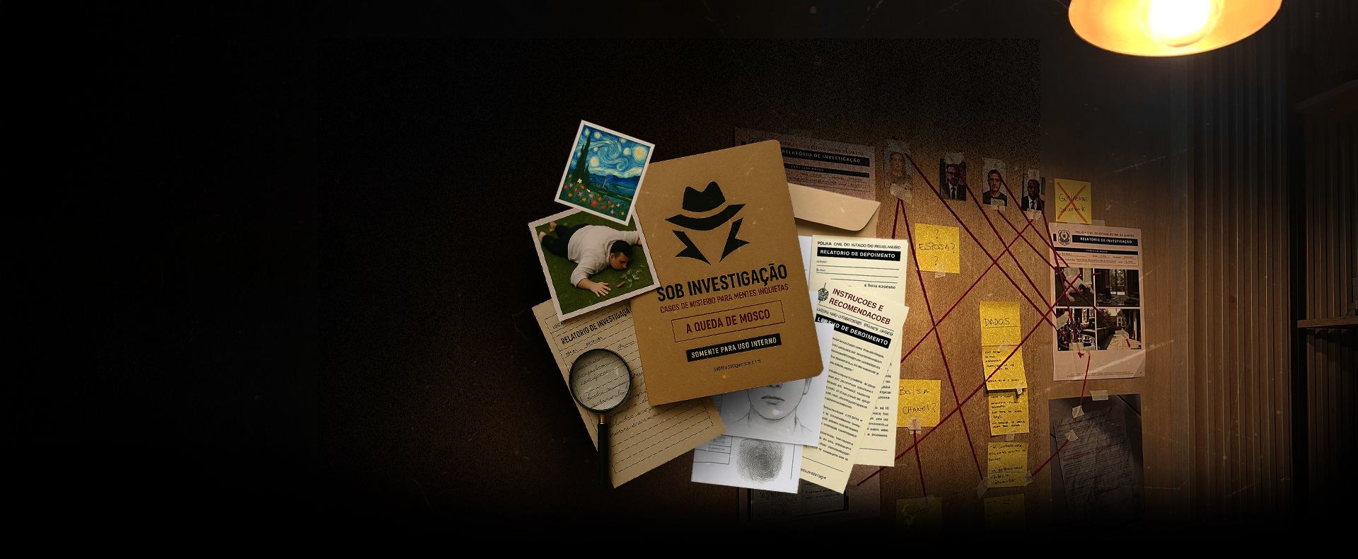 <style>
  .frase-destaque {
    font-size: 47px;
    line-height: 1.4;
    color: white;
    font-weight: 400;
  }
  .frase-destaque strong {
    font-weight: 700;
  }
  @media (max-width: 768px) {
    .frase-destaque {
      font-size: 32px;
    }
  }
</style>
<p class="frase-destaque">
  Viva a experiência de uma <strong>investigação criminal</strong> na sua casa
</p>